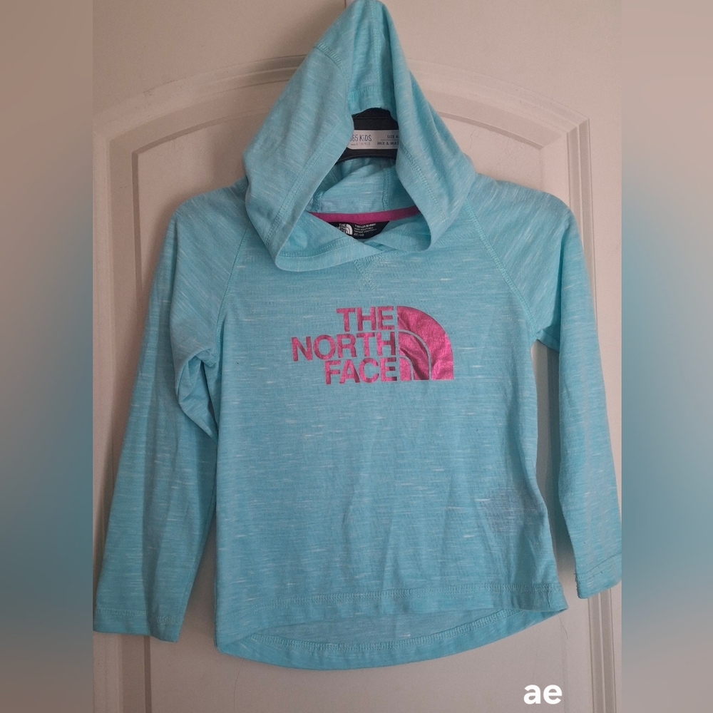 The North Face Hoodie Shirt Long Sleeve Sz 4 Hikong Athletic Sport Casual